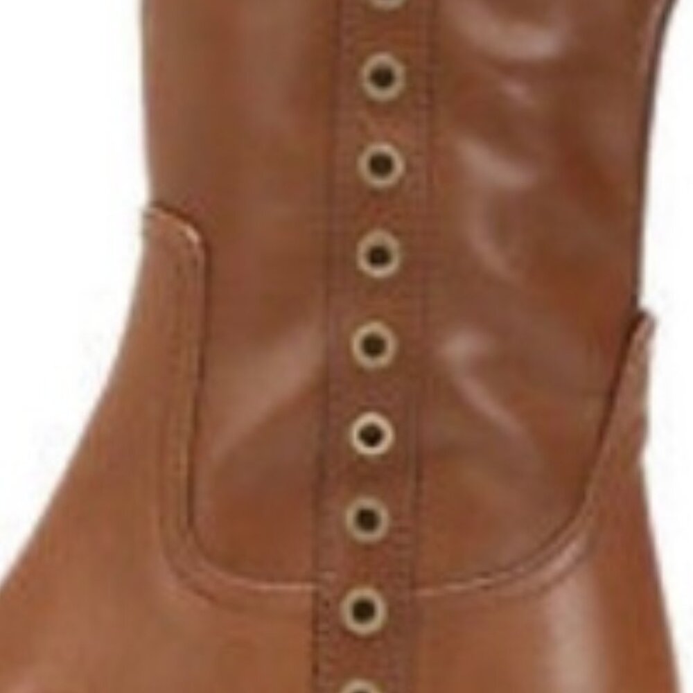 NWOT Micheal Kors ~ Dora Grommet Tall Leather Boot ~ 9.5 ~ - Picture 4 of 15